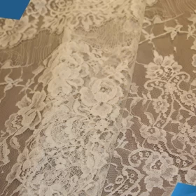 White French Lace - Fabric