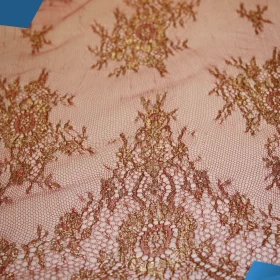 French Lurex Lace Fabric - 032