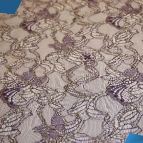 French Lurex Lace Fabric - 051