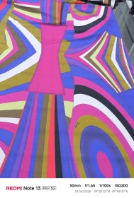 Pattern Silk Fabric-0091