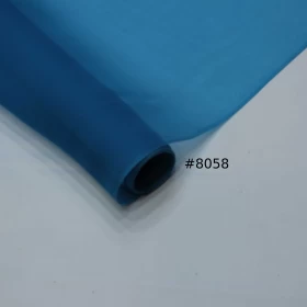 Jelly Bean Blue Organza Fabric- 027