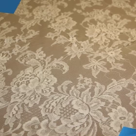 White French Lace - Fabric