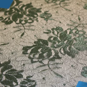 French Lurex Lace Fabric - 041