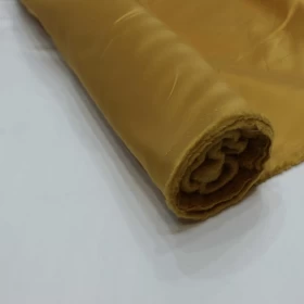 Single Face Brown Satin Duchesse Fabric - 002