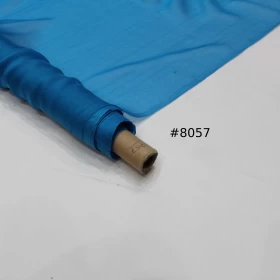 Eastern Blue Chiffon Pure silk Fabric - 051