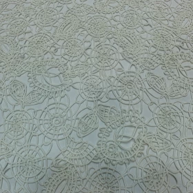 White embroidery lace Fabric - 027