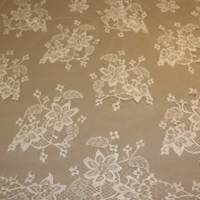 White French Lace - Fabric