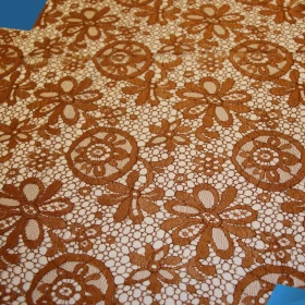 French Lurex Lace Fabric - 059