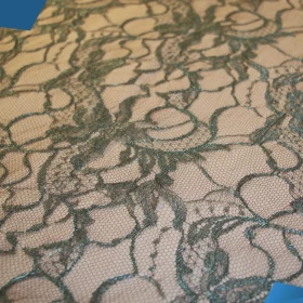 French Lurex Lace Fabric - 055