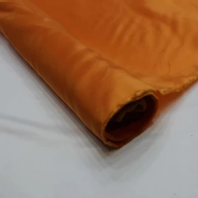 Single Face Orange Satin Duchesse Fabric - 004