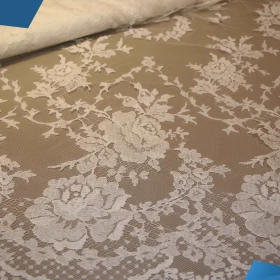 White French Lace  Fabric - 002