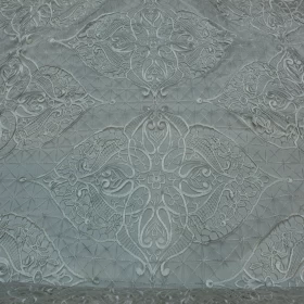 White Hard Lace Fabric - 020