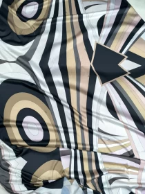 Pattern Silk Fabric-0100