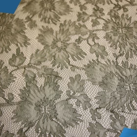 French Lurex Lace Fabric - 040