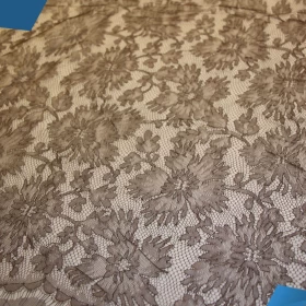 French Lurex Lace Fabric - 092