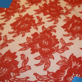 French Lurex Lace Fabric - 065