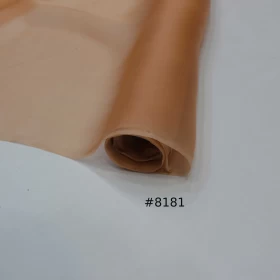 Sepia Skin Orange Organza Fabric- 083