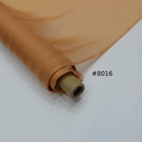 Cape Palliser Orange Chiffon Pure silk Fabric - 024