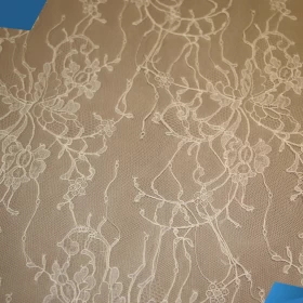 White French Lace - Fabric