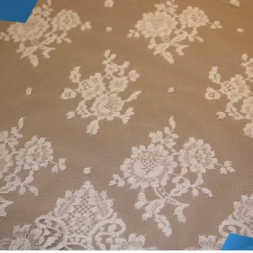 White French Lace - Fabric