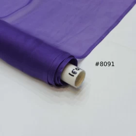 Scampi Purple Chiffon Pure silk Fabric - 078