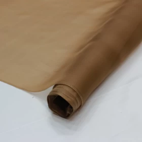 Plain Organza Brown Fabric - 011