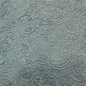 White Hard Lace Fabric - 004