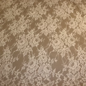 White French Lace - Fabric