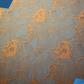 Golden design French Lace - Fabric - 002