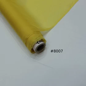 Hush Yellow Chiffon Pure silk Fabric - 016