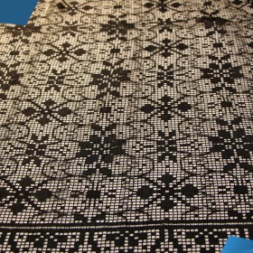 Black French Lace Fabric - 025