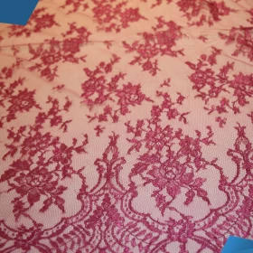 French Lurex Lace Fabric - 036