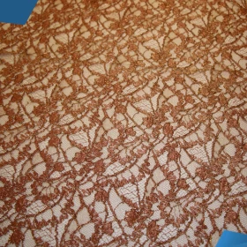 French Lurex Lace Fabric - 043