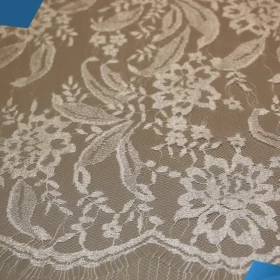 White French Lace - Fabric