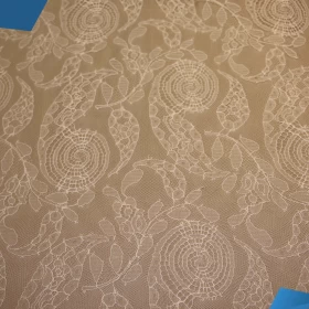 White French Lace - Fabric