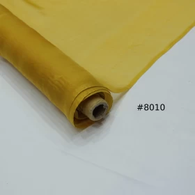 Mari gold Yellow Chiffon Pure silk Fabric - 018