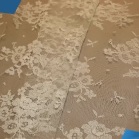 White French Lace - Fabric