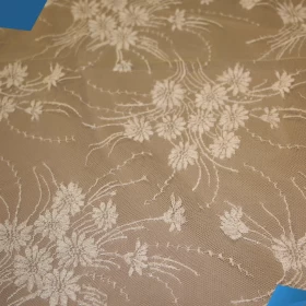 White French Lace - Fabric