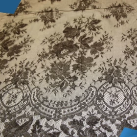 French Lurex Lace Fabric - 093