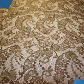 French Lurex Lace Fabric - 008