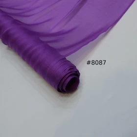 Affair Purple Chiffon Pure silk Fabric - 074