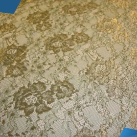 French Lurex Lace Fabric - 046