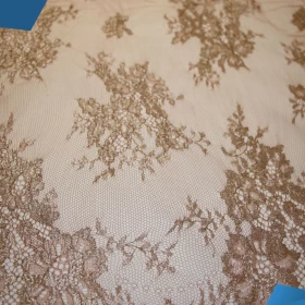 French Lurex Lace Fabric - 002