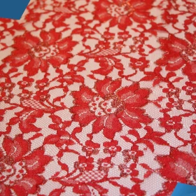 French Lurex Lace Fabric - 013