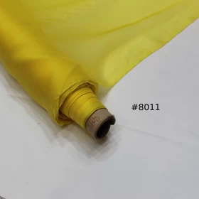 Turmeric Yellow Chiffon Pure silk Fabric - 019