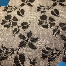 Black French Lace Fabric - 028