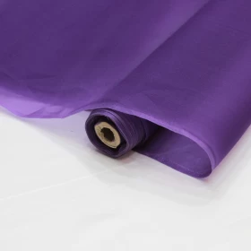 Plain Organza Violet Fabric - 010