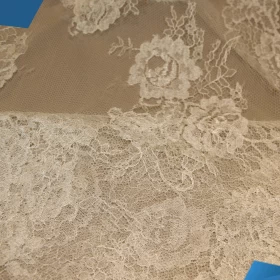 White French Lace - Fabric