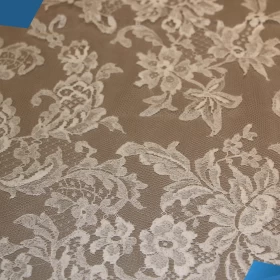 White French Lace - Fabric