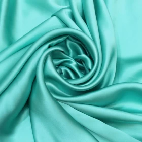 Pure Silk Fabric- Turquoise Green